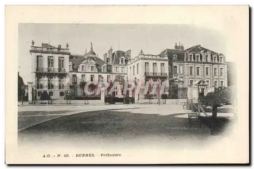 Cartes postales Prefecture Rennes