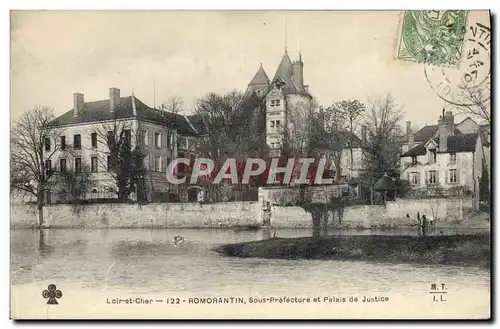 Cartes postales Romorantin Sous Prefecture et Palais de justice