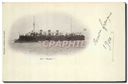 Cartes postales Bateau de Guerre Le Friant