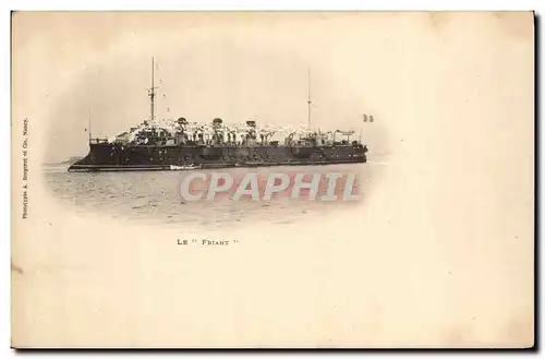 Cartes postales Bateau de Guerre Le Friant