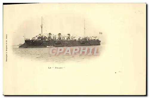 Cartes postales Bateau de Guerre Le Friant