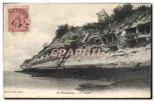Cartes postales Grotte Grottes Meschers Les grottes