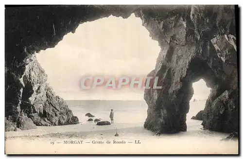 Cartes postales Grotte Grottes Morgat Grotte de Romeo