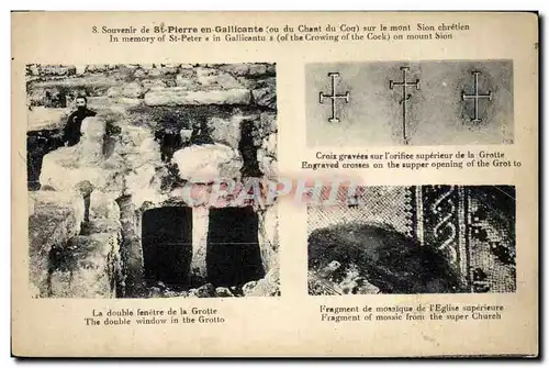 Cartes postales Grotte Grottes St Pierre en Gallicante sur le mont