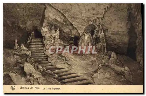 Ansichtskarte AK Grotte Grottes de Han La salle Vigneron