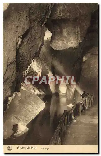 Cartes postales Grotte Grottes de Han Le Styx