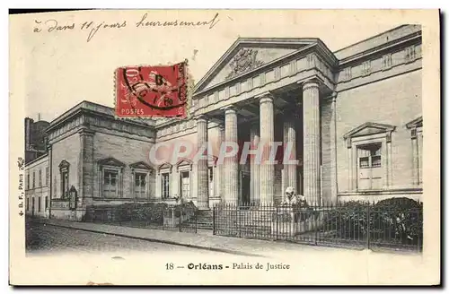 Ansichtskarte AK Palais de Justice Orleans