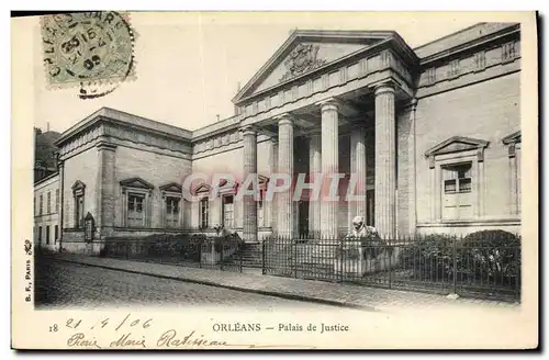 Ansichtskarte AK Palais de Justice Orleans