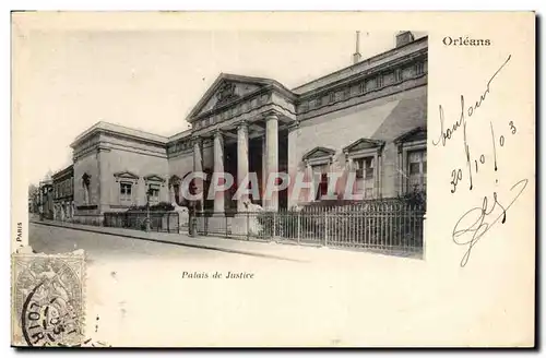 Cartes postales Palais de Justice Orleans