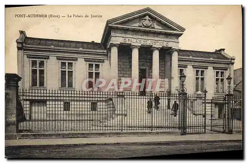 Ansichtskarte AK Palais de Justice Pont Audemer