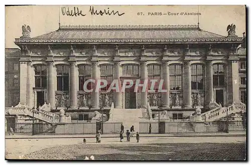 Ansichtskarte AK Palais de Justice Paris Cour d'assises