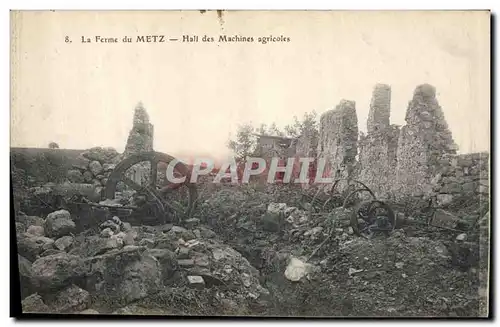 Ansichtskarte AK Militaria La ferme du Metz Hall des Machines agricoles