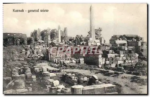 Ansichtskarte AK Egypte Egypt Karnak General View