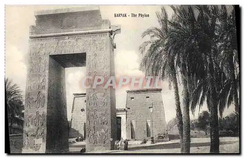 Cartes postales Egypte Egypt Karnak The Phylon