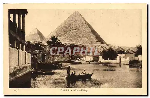 Ansichtskarte AK Egypte Egypt Cario Mena Village