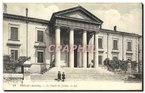 Cartes postales Palais de justice Privas