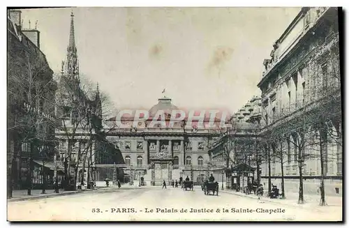 Cartes postales Palais de justice Paris