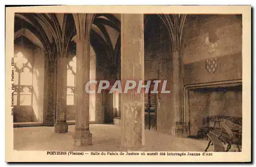 Cartes postales Palais de justice Poitiers Jeanne d'Arc