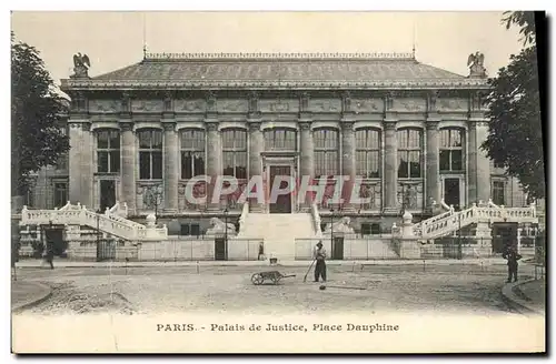 Ansichtskarte AK Palais de justice Place Dauphine Paris