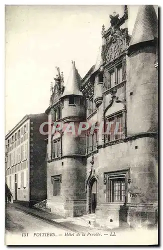 Cartes postales Palais de justice Poitiers Hotel de la Prevote