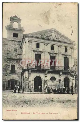 Cartes postales Palais de justice Pezenas Le tribunal de commerce