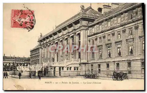 Ansichtskarte AK Palais de justice Paris La Cour d'assises