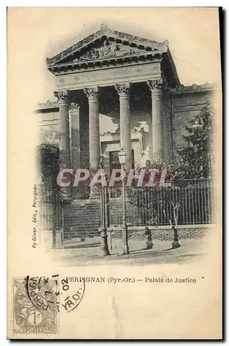 Cartes postales Palais de justice Perpignan