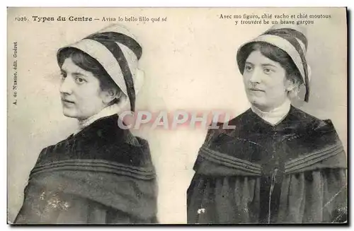 Ansichtskarte AK Folklore Types du Centre