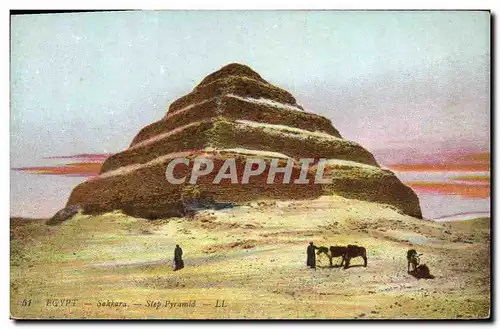 Ansichtskarte AK Egypte Egypt Sakkara Step Pyramid