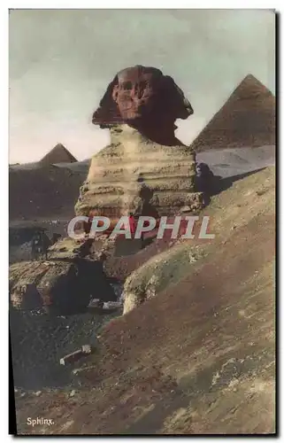 Ansichtskarte AK Egypte Egypt Sphinx