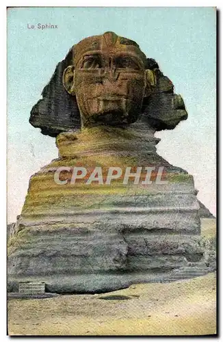 Ansichtskarte AK Egypte Egypt Le sphinx