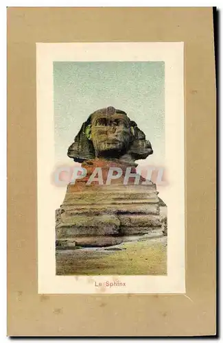 Ansichtskarte AK Egypte Egypt Le sphinx