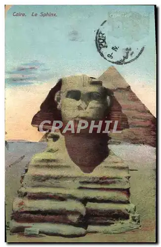 Ansichtskarte AK Egypte Egypt Caire Le Sphinx