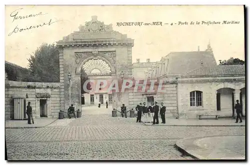 Ansichtskarte AK Rochefort sur Mer Porte de la Prefecture Maritime