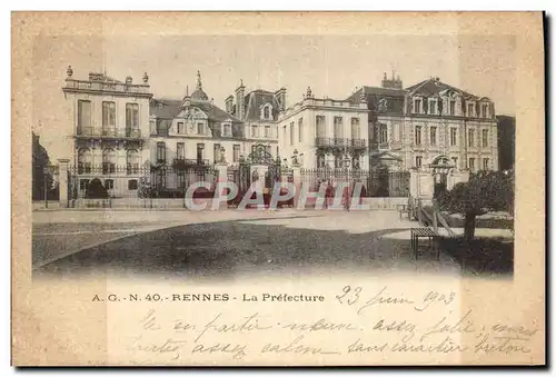 Cartes postales Prefecture Rennes