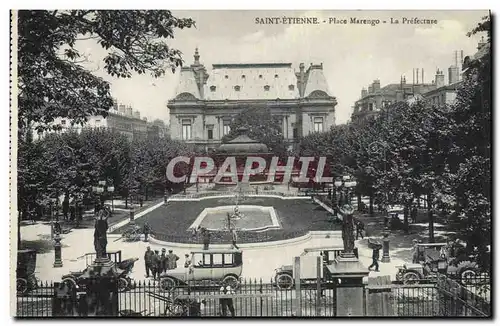 Cartes postales Prefecture Saint Etienne Place Marengo Automobile