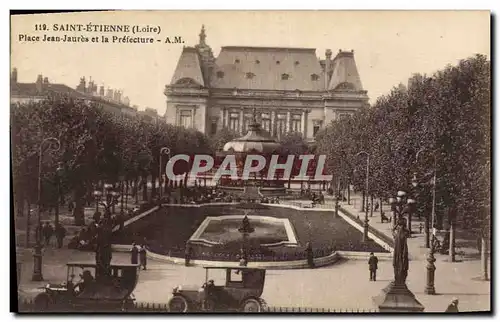 Ansichtskarte AK Saint Etienne Place Jean Jaures et la Prefecture