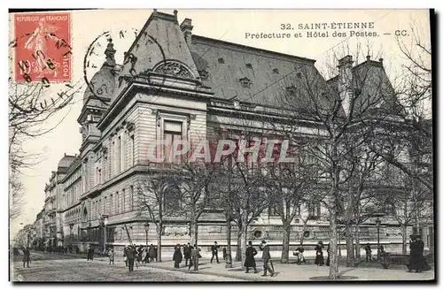 Cartes postales Prefecture et Hotel des Postes Saint Etienne