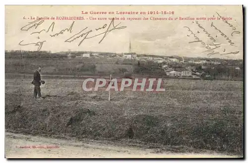 Ansichtskarte AK Militaria La guerre en Lorraine La bataille de Rozelieures