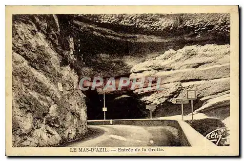 Ansichtskarte AK Grotte Grottes Le Mas d'Azil Entree de la grotte