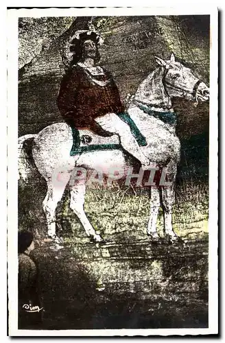 Cartes postales Grotte Grottes de la Balme Le portrait de Francois 1er