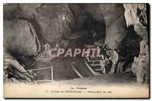 Ansichtskarte AK Grotte Grottes de Betharram Debarcadere du lac