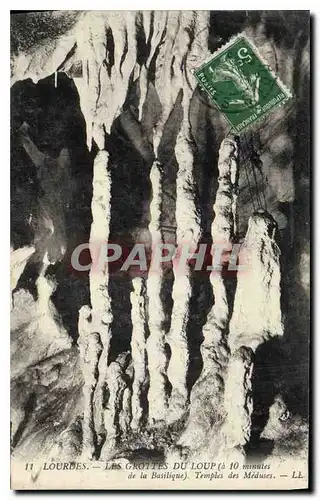 Cartes postales Grotte Grottes du Loup Lourdes Temples des meduses