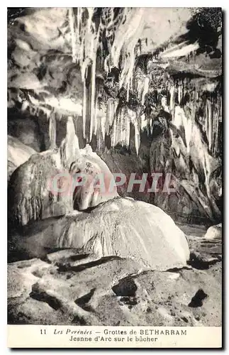 Ansichtskarte AK Grotte Grottes de Betharram Jeanne d'Arc sur le bucher