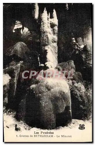 Cartes postales Grotte Grottes de Betharram Le minaret