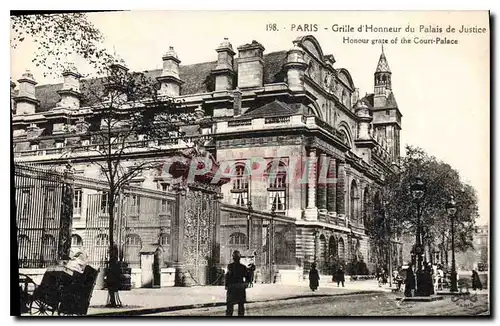 Ansichtskarte AK Paris Grille d'honneur du Palais de Justice