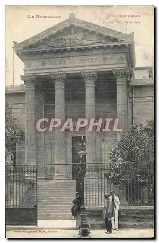 Cartes postales Perpignan Porte du tribunal la Roussillon