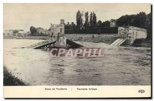 Ansichtskarte AK Militaria Pont de Verberie