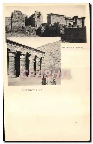 Cartes postales Egypt Egypte  MEDINET ABOU