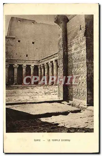 Ansichtskarte AK Egypt Egypte  EGYPT LE TEMPLE D'EDFOU